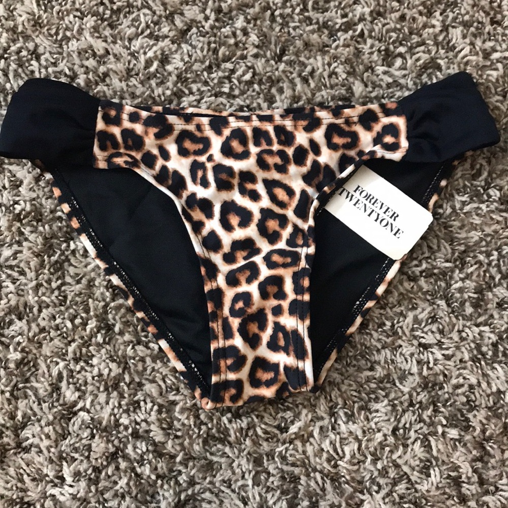 Cheetah print bikini bottoms